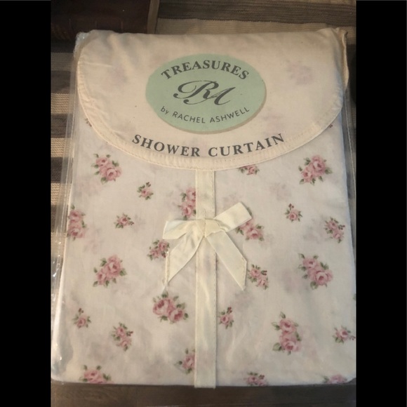 Rachel ashwell shower curtain rose buds shabby chic - Picture 1 of 10